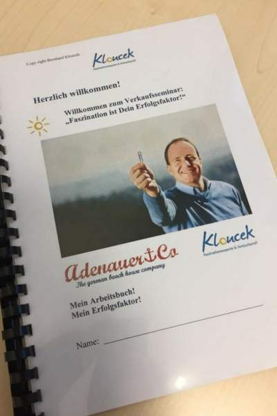 Das neue Workbook von Bernhard Kloucek