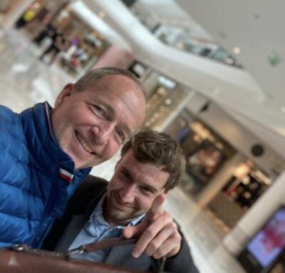 Dominik und Bernhard